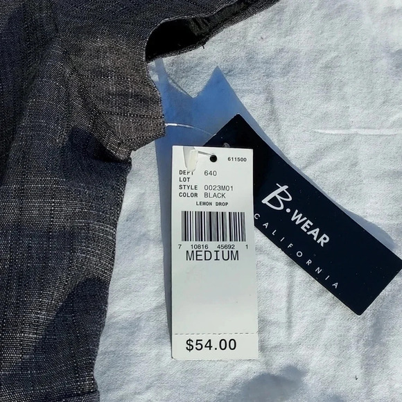 NWT Byer Caifornia Short Sleeve Hook&Eye Closure Grey Medium Fully Lined Blazer - Picture 11 of 13